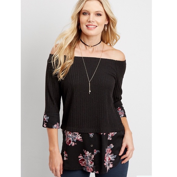 $5 with a bundle - Maurices Off The Shoulder Sweater - Picture 1 of 1